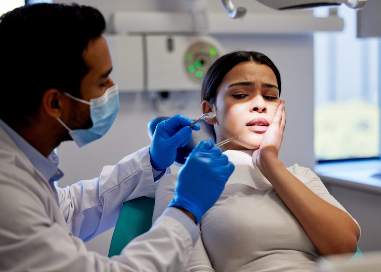 diente roto por caries